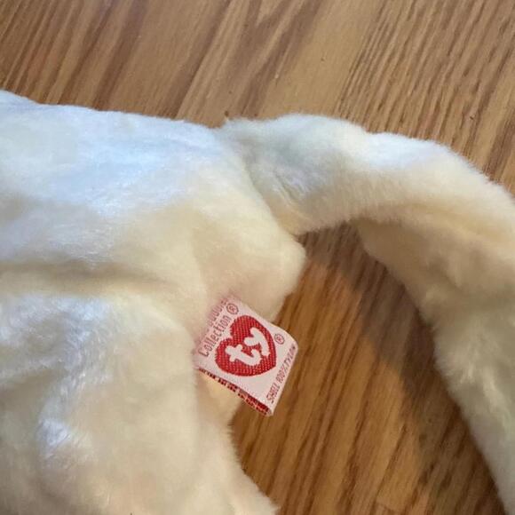 Ty Beanie Baby - FANCY the White Cat (7 Inch) - Picture 6 of 9